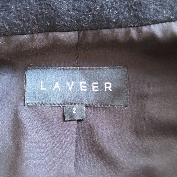 Laveer Colorblock Herringbone Wool Blend Jacket Size 2 - Picture 10 of 13